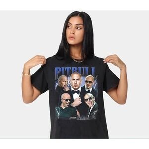 Pitbull Music Icon Party Anthem Fan Graphic T-Shirt